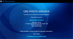 Desktop Screenshot of cbsphotoarchive.com