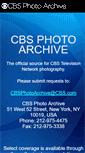 Mobile Screenshot of cbsphotoarchive.com